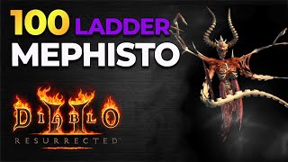 100 Mephisto Runs SICK Drops! Ladder! Diablo 2 Resurrected