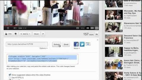 How To Embed Video In HTML Using YouTube Videos