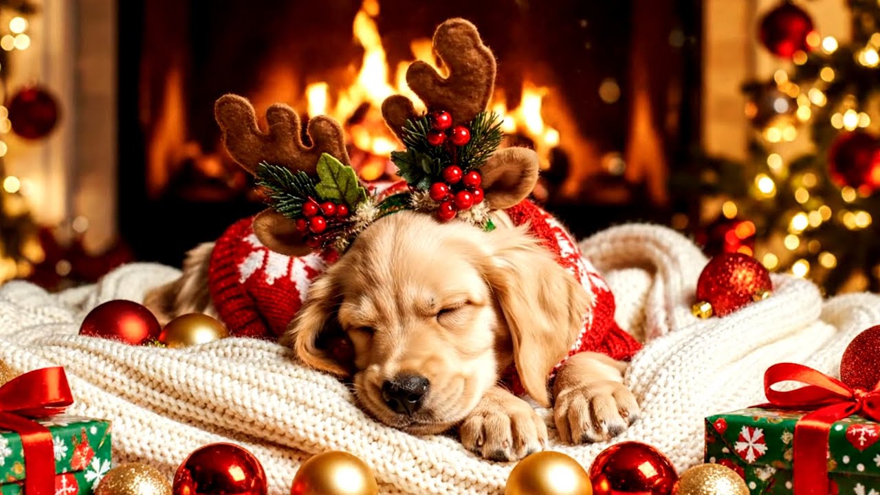 12 HOURS Dog Calming Music 🐶🎅 Anti Separation Anxiety Relief 🎶 Sleep Dog Healing 💤 No Ads