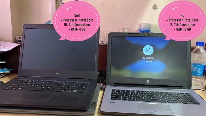 Laptop Booting Speed Test | Dell vs HP–Which is Faster? (Dell- I5 7Th gen /Hp-I7 7Th gen )