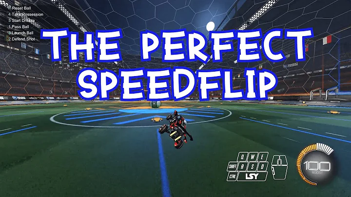 The BEST way to SPEEDFLIP on KBM (Rocket League Keyboard and Mouse)