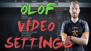CSGO: fnatic Olofmeister video settings 2017