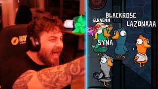 Elraenn Blackrose Ile Kanka Olup Cordisepsi Taklaya Getiriyor Goose Goose Duck Komik Anlar