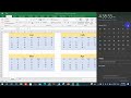 MS Excel Class 03 b - 2217 || Calendar Design in ms excel || Calculate Birthday in ms excel || pmbd