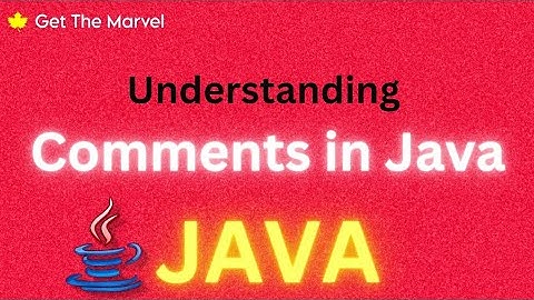Understanding Comments in Java: Single-line, Multi-line, and Javadoc Explained Multi-line Comments