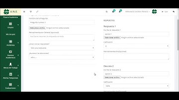 Video tutorial, creación de banco de preguntas