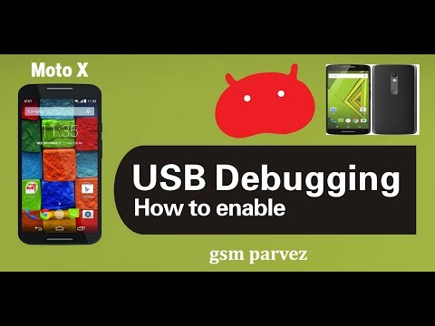 How to Enable USB Debugging in  Moto X Play