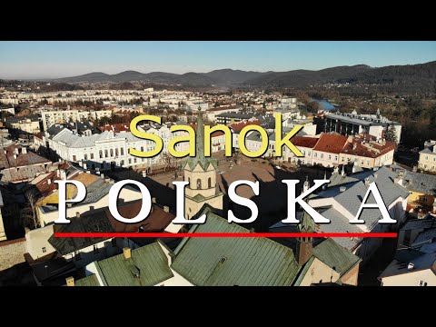 🇵🇱 Królewskie Miasto Sanok 2022 z lotu ptaka