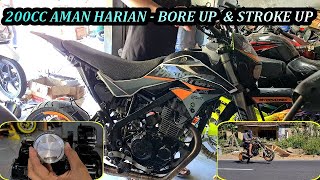 KLX SABANG 200CC - BORE UP & STROKE UP KLX 200CC