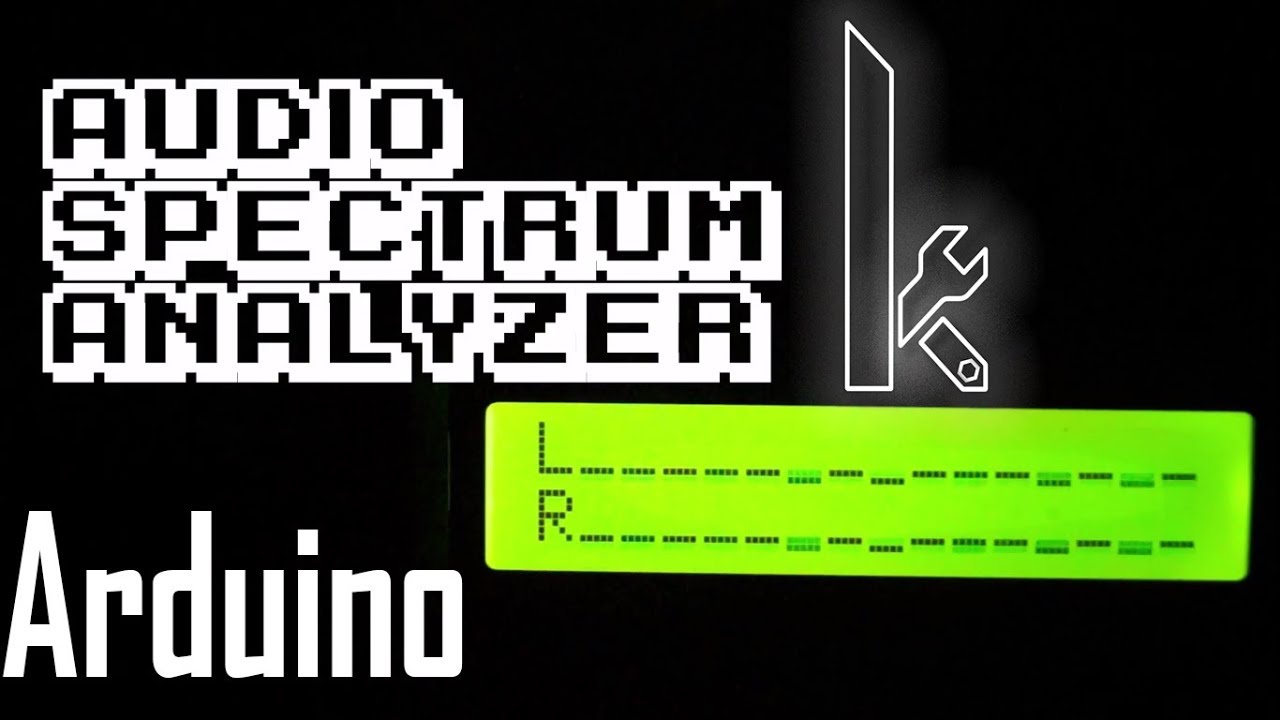 Arduino Project  Audio Spectrum Analyzer  Arduino Interfacing with LCD 16x2