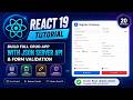 React.js Full CRUD App with JSON Server API & Form Validation | Complete Project from Scratch