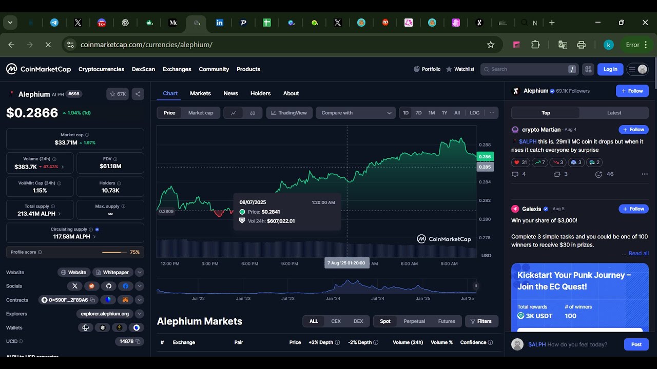 Alephium: Scaling blockchain without Sacrificing security of Decentralization