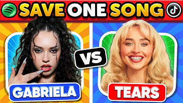 SAVE ONE SONG - MOST POPULAR TOP HITS 🎵 MUSIC QUIZ 2025