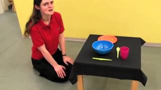 How to pull a tablecloth off a table without breaking anything using science know-how