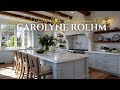 Small French Country Kitchen Styled by Carolyne Roehm Floral Harmony and Old World Sophistication
