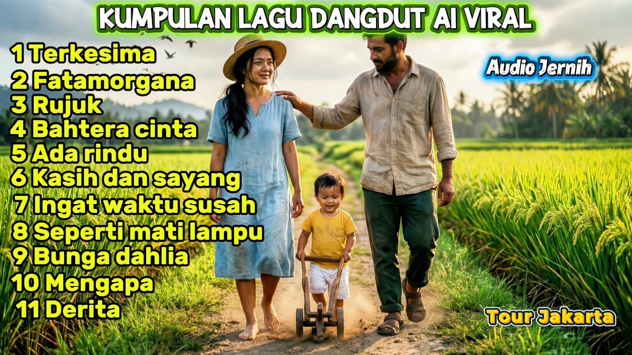 Dangdut Slow Cover (Ai) Viral tiktok | Teman Santai sambil ngopi | Terkesima - Fatamorgana - Rujuk 