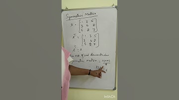 SYMMETRIC MATRIX-ENGINEERING MATHEMATICS #engineeringmaths