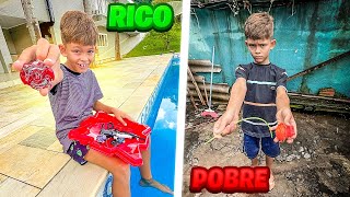 He Got Nervous Because He Didn't Have an Original Beyblade (Rich Vs Poor) screenshot 1