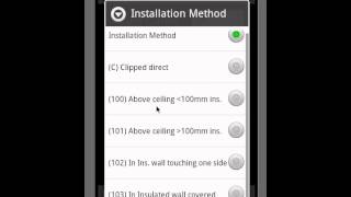 Cable Size Calculator App for Android screenshot 3