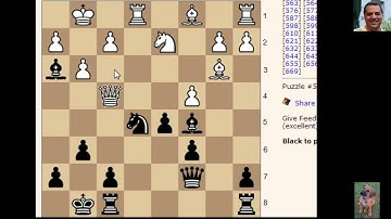 How to solve Chess Puzzles: Chessworld.net Forcing Move Puzzle Practice #19