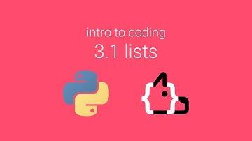 Unit 3 Lesson 1 - Lists - Intro to Coding in Python