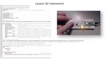 Raspberry Pi Pico W - Lesson 92 Homework Solution