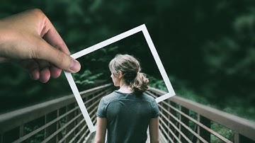 Bridge Out of focus Polaroid Photo Manipulation Photoshop Tutorial