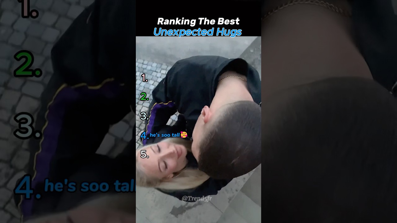 Ranking the Best Unexpected Hug Trend #couple #boyfriend #hug
