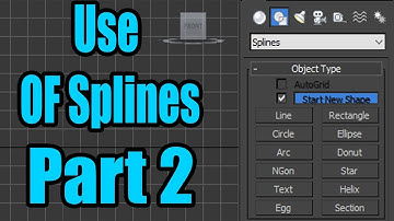 3dsmax Spline Basic Tutorial Part -2