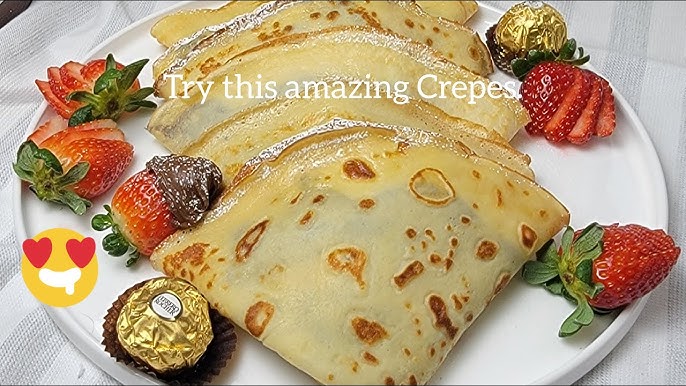 Easy Crepe Recipe (VIDEO) 