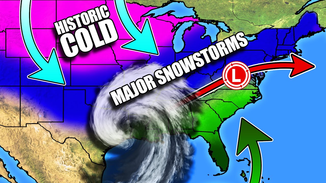 Upcoming Major Ice Storm & Major Snow Storm Update! Historic Cold ...