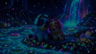 NO ADS Deep Sleep with Bluey & Bingo🌙 Soft Piano & Donut Lagoon Night for Insomnia & Mind Healing screenshot 5