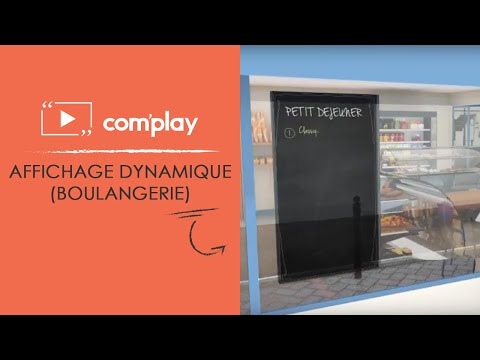 Communiquez dans votre boulangerie grâce à l'affichage dynamique