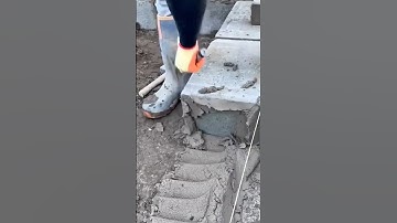 Laying concrete blocks precisely building strong foundations with care