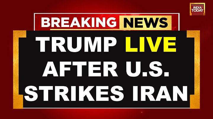 Israel-Iran Conflict Live Updates: Trump Addresses Nation After US Attacks 3 Nuclear Sites In Iran