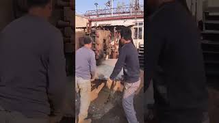 Scrap Metal Crushing Process Smart Factory Work #shorts
