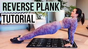 REVERSE PLANK EXERCISE⎮ Inverted Plank Exercise Variation Tutorial ⎮ PLANKMAS DAY 10