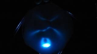 ferrophoto of  slid magnet test 1 light