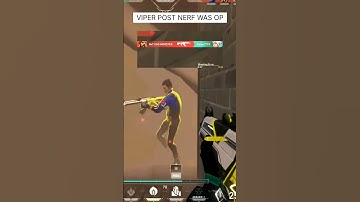 Viper Post nerf was different #valorantclip #valorant #viper