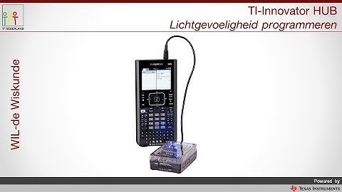 Path to STEM-project: TI Innovator HUB Lichtgevoeligheid programmeren