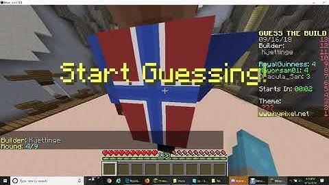 Guess The Build | Build Battle Hypixel | Minecraft