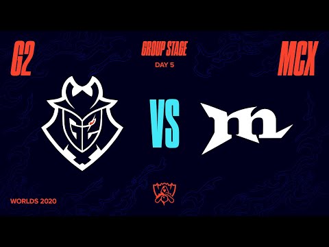 G2 vs MCX | Worlds Group Stage Day 5 | G2 Esports vs Machi Esports (2020)