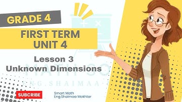 Math grade 4| unit 4 lesson 3 | unknown dimensions