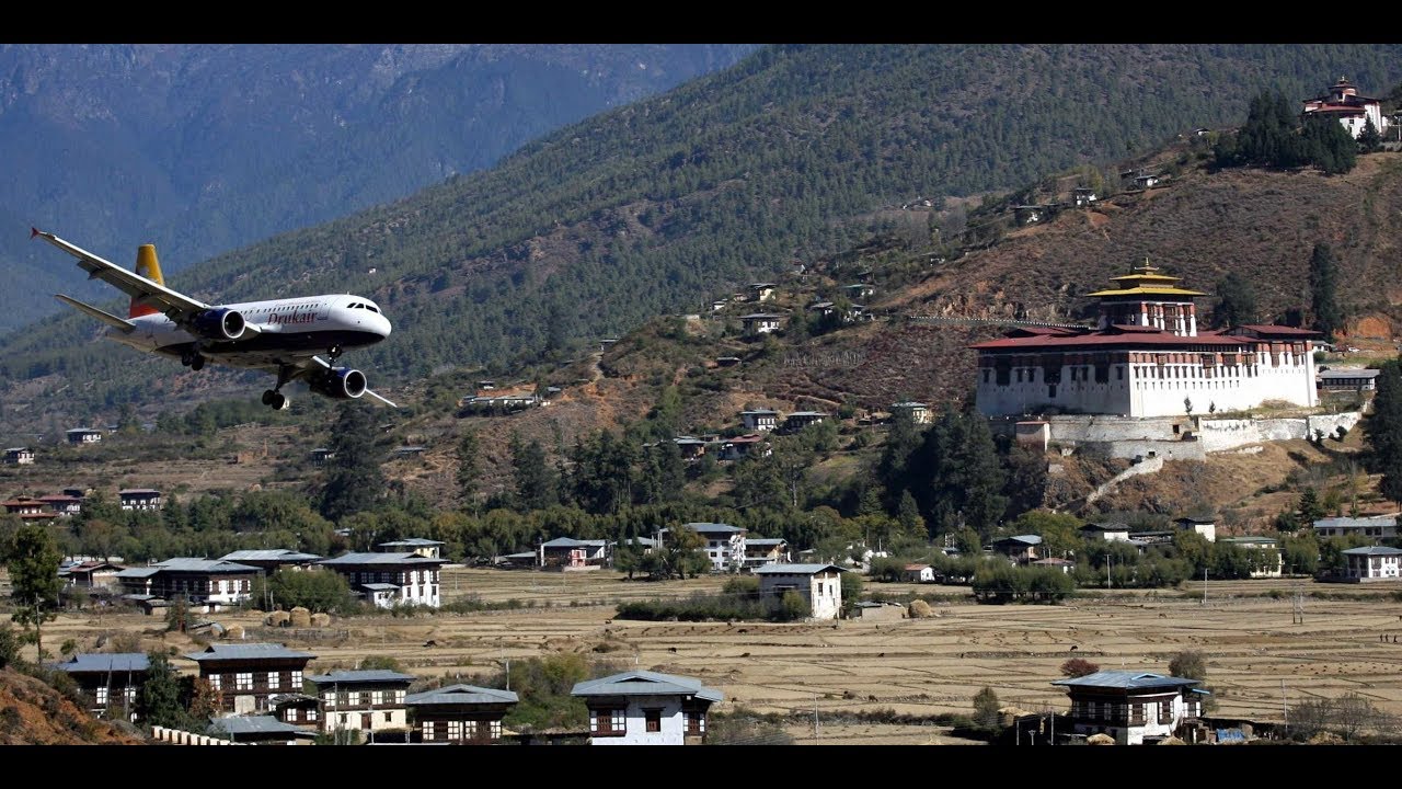 The World`s Most Dangerous Approach , Paro International Airport ...