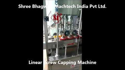 Inline Spindle capping machine, Inline capper machine