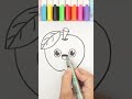 How to Draw an Apple #how  #art#shortvideo #shorts #artclothing