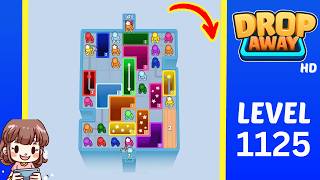 Drop Away Level 1125 Solution Walkthrough