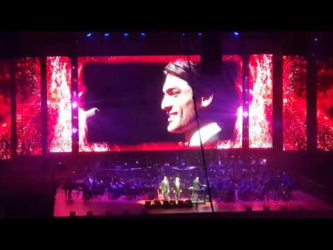 Andrea Bocelli and son Matteo perform Perfect - Orlando 13 Feb 2019