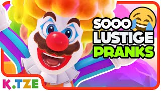 Prank Kinder Clown 🤡😂 Super Mario Odyssey Kinderfilm