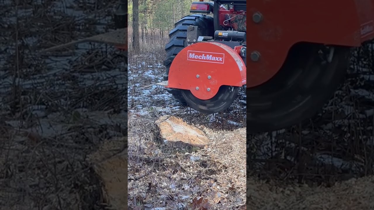Efficiently Grind Stumps With Durable Carbide Teeth And Robust Tractor Compatibility 